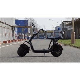 Elektrická koloběžka EcoWheel GR1+ 12Ah; ČERNÁ