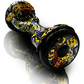 Hoverboard EcoWheel 10,5" Cross; GRAFITTY