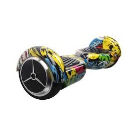 Hoverboard EcoWheel 6,5" standard - grafitty žlutá